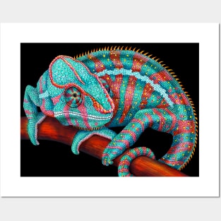 Panther Chameleon Posters and Art